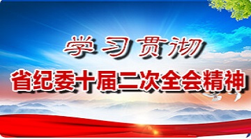 学习贯彻省纪委十届二次全会精神